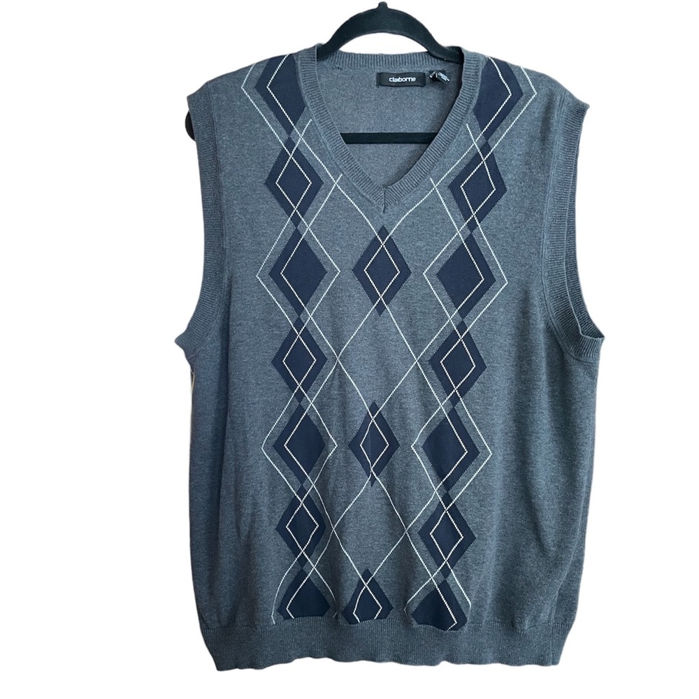 Vintage Argyle Vest